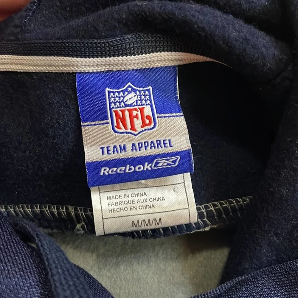 NFL Team Apparel Reebok New England Patriots Hoodie Men’s Size Medium - Picture 9 of 9